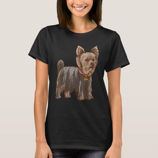 Yorkshire Terrier - Dog Identification - Dogs Love T-Shirt (Front)