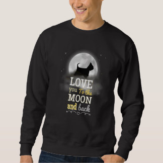 Yorkshire Terrier Dog Love To The Moon Sweatshirt