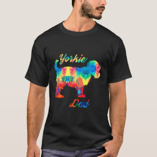 Yorkshire Terrier Dog Painting T-Shirt