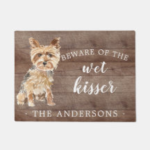 Yorkshire Terrier.Dog Personalised Door Mat