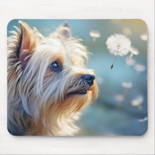 Yorkshire Terrier Dog Pet Animal  Mouse Mat
