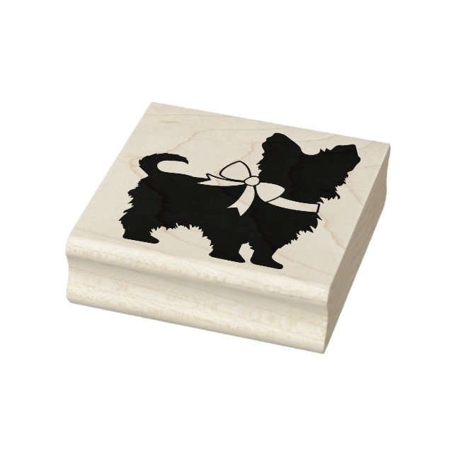 Yorkshire Terrier Dog Puppy Yorkie Rubber Stamp (Stamp)