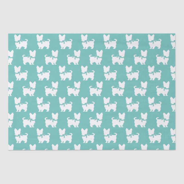 Yorkshire Terrier Dog Puppy Yorkie Tissue Paper (Front)