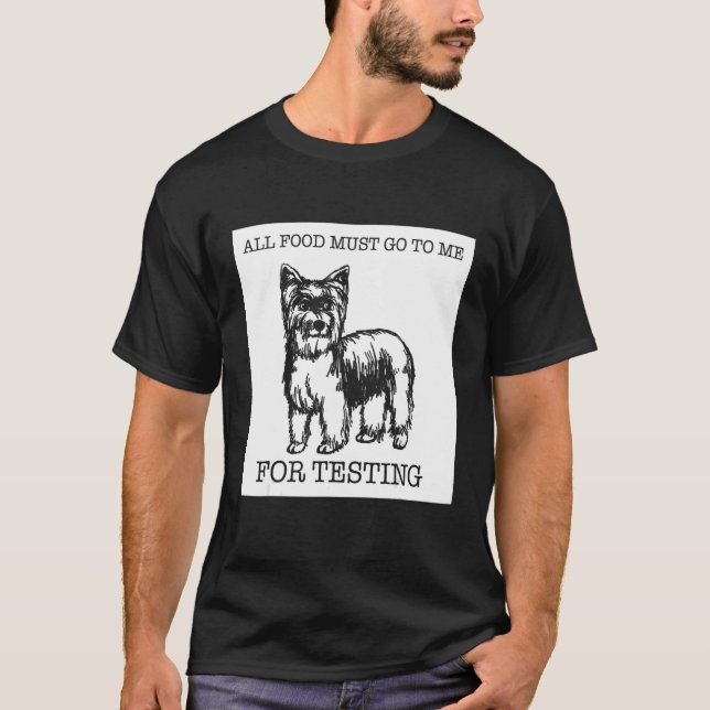 Yorkshire Terrier  dog T-Shirt (Front)