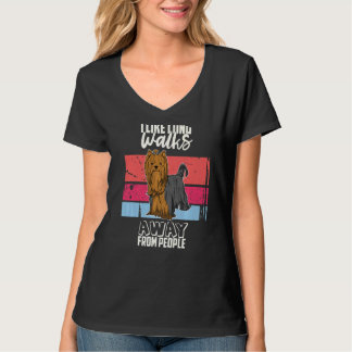 Yorkshire Terrier Dog Vintage 30 T-Shirt