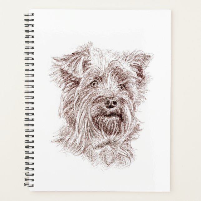 Yorkshire Terrier Drawing Planner (Front)