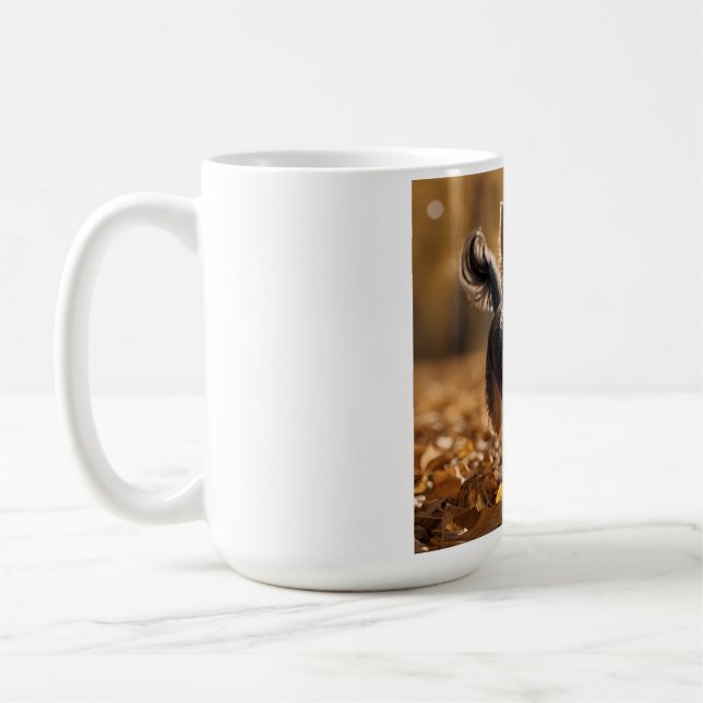 Yorkshire Terrier Elegant Coffee Mug (Left)