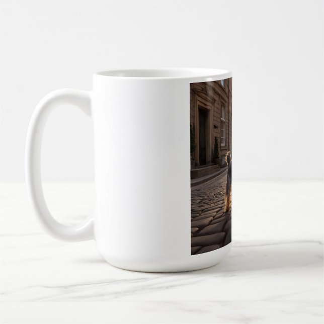 Yorkshire Terrier Elegant Coffee Mug (Left)