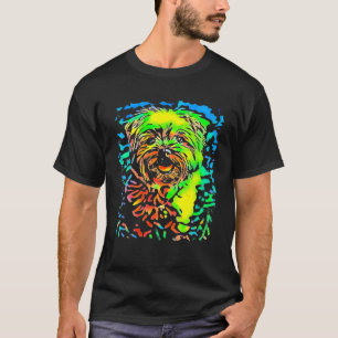 Yorkshire Terrier Face Puppy Pop Art Dog T-Shirt