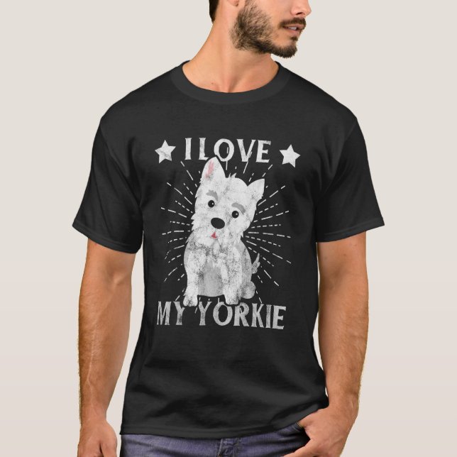 Yorkshire Terrier For Dog Yorkie Breeder T-Shirt (Front)