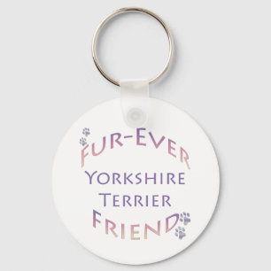 Yorkshire Terrier Furever Friend Key Ring