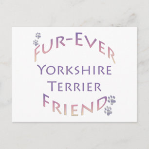 Yorkshire Terrier Furever Friend Postcard