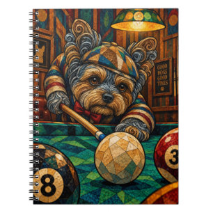 Yorkshire Terrier, Geometric Mosaic Notebook