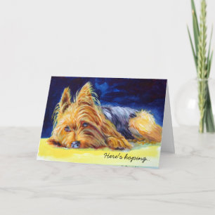 Yorkshire Terrier Greeting Card