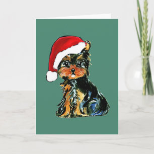 YORKSHIRE TERRIER HOLIDAY CARD