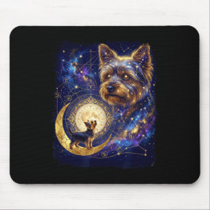 Yorkshire terrier howling to the moon meme 90s mouse mat