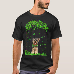 Yorkshire Terrier Irish Green Shamrock C  St Patri T-Shirt