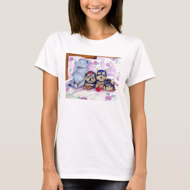 Yorkshire Terrier Keds Shoes T-Shirt (Front)