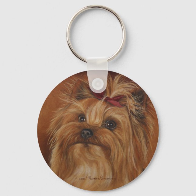 Yorkshire Terrier Keychain (Front)