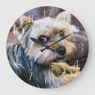 Yorkshire Terrier Large Clock