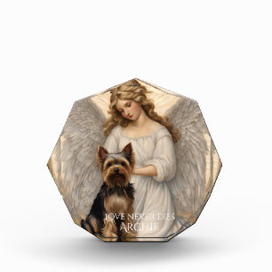 Yorkshire Terrier Love Never Dies Memorial Photo Block