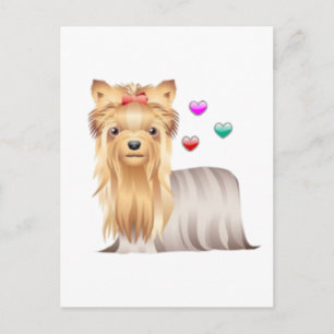 Yorkshire Terrier Love Postcard