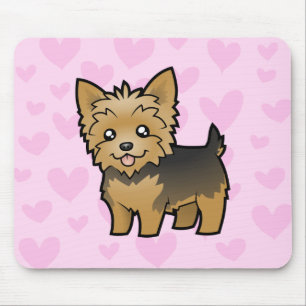 Yorkshire Terrier Love (short hair no bow) Mouse Mat