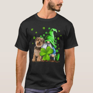 Yorkshire Terrier Lover Gnome Clover Shamrock T-Shirt
