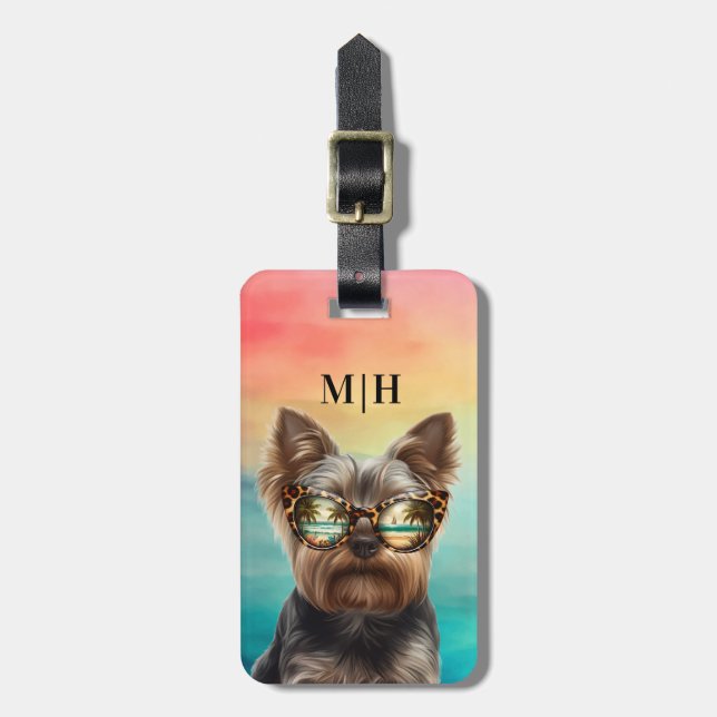 Yorkshire Terrier Luggage Tag (Front Vertical)