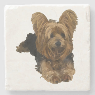 Yorkshire Terrier Marble Coaster