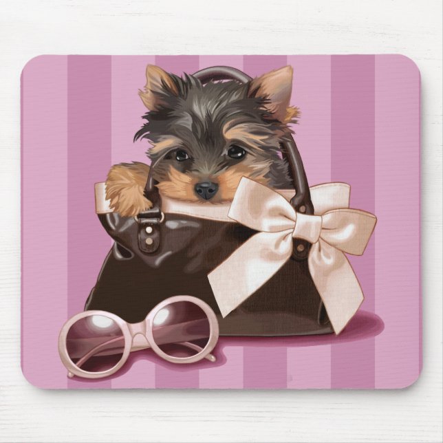 Yorkshire Terrier Mouse Mat (Front)