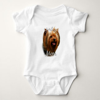Yorkshire Terrier Mum 2 Baby Bodysuit