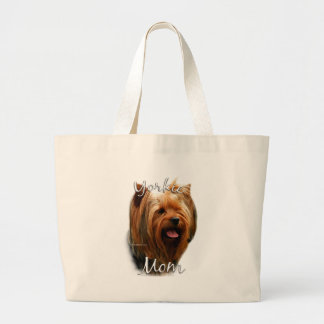 Yorkshire Terrier Mum 2 Large Tote Bag
