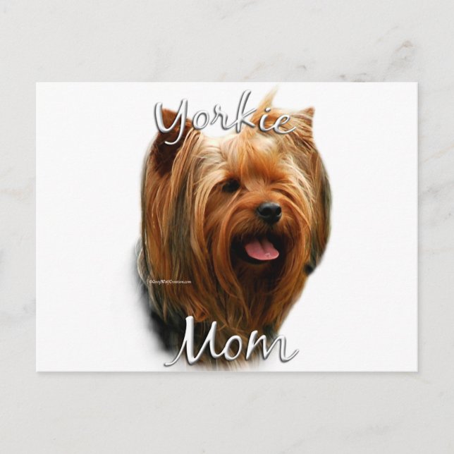 Yorkshire Terrier Mum 2 Postcard (Front)