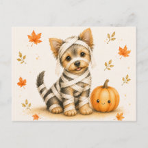 Yorkshire Terrier Mummy Halloween
