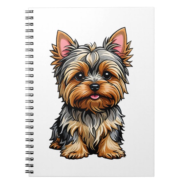 Yorkshire Terrier Notebook (Front)