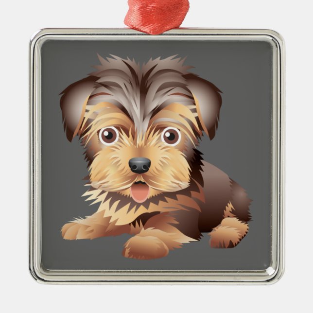 Yorkshire Terrier Ornament (Front)