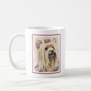 Yorkshire Terrier Painting - Cute Original Dog Art Coffee Mug