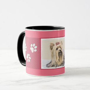 Yorkshire Terrier Painting - Cute Original Dog Art Mug