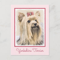 Yorkshire Terrier Painting - Cute Original Dog Art