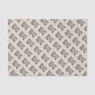 Yorkshire Terrier Painting - Cute Original Dog Art Tissue Paper