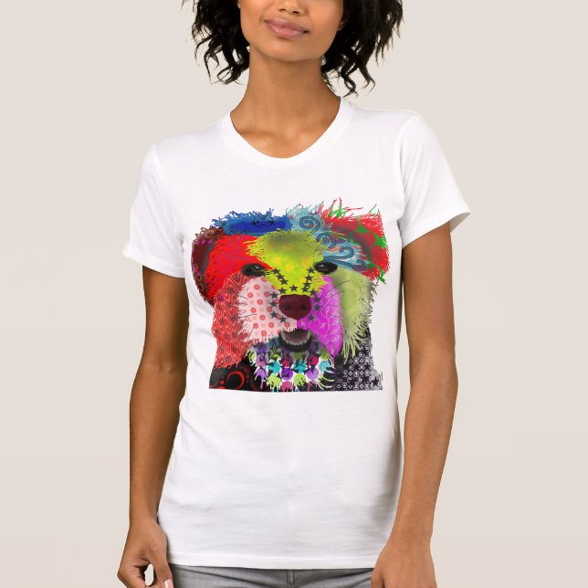 Yorkshire Terrier - Patchwork T-Shirt (Front)