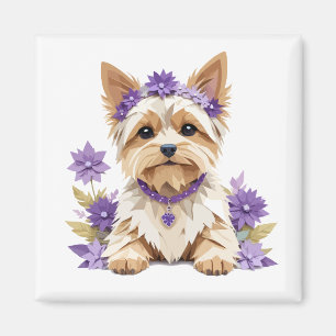 Yorkshire Terrier Playful Adorable Fun Animal Cute Magnet