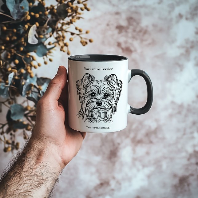 Yorkshire Terrier Portrait Mug (Creator Uploaded)