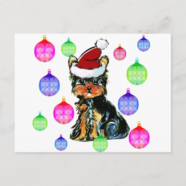 YORKSHIRE TERRIER POSTCARD (Front)