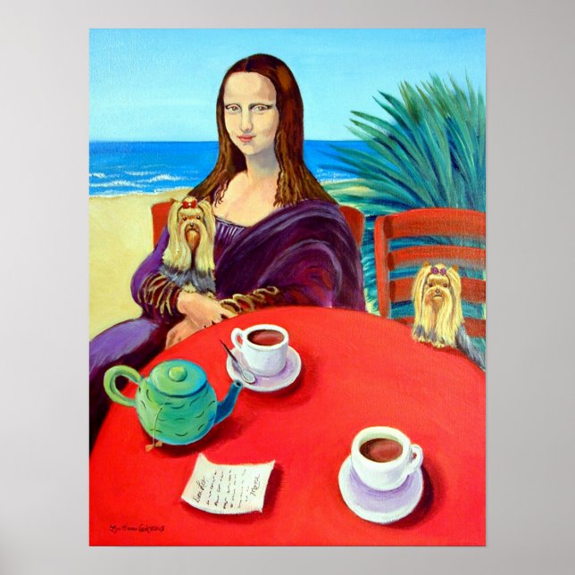 Yorkshire Terrier Print Poster (Front)