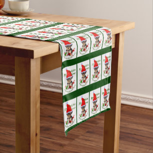 Yorkshire Terrier Puppy Christmas Short Table Runner