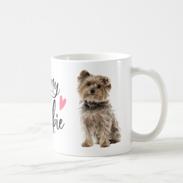 Yorkshire Terrier Puppy Dog Gift Love My Yorkie Coffee Mug (Right)