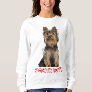 Yorkshire Terrier Puppy Dog Ladies Sweatshirt