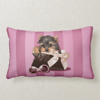 Yorkshire Terrier Puppy Lumbar Cushion